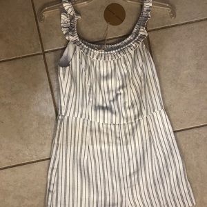Striped romper tight fitted